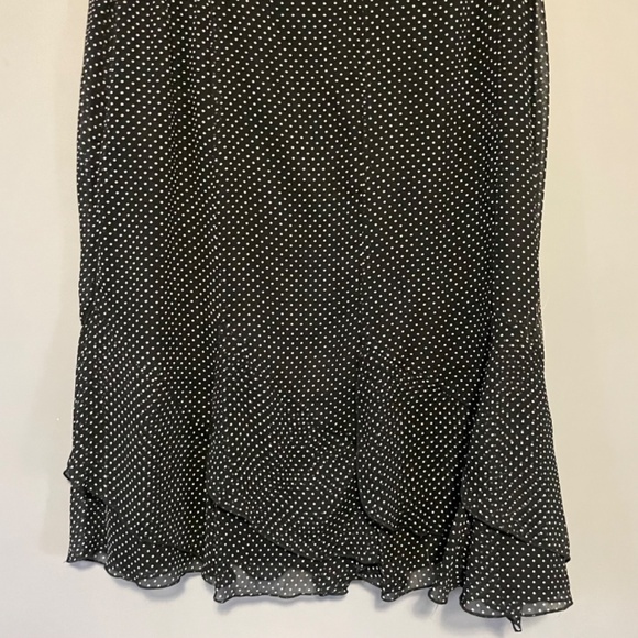 Laura Plus Asymmetrical Polkadot Flowy Skirt Size 18 - Picture 3 of 5